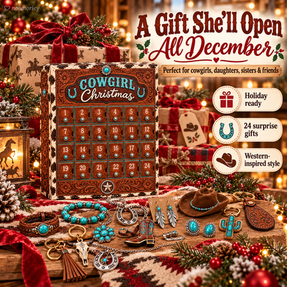 Cowgirl Christmas Advent Calendar – 24 Days of Western Jewelry & Cute Accessories