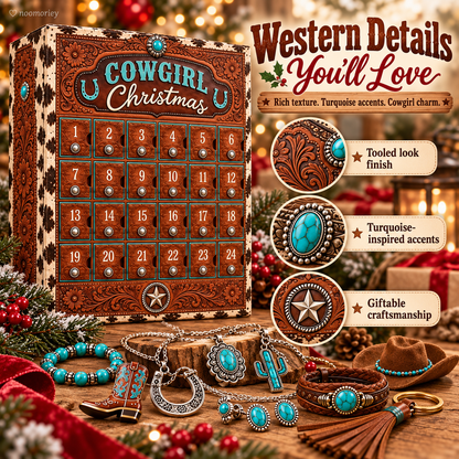 Cowgirl Christmas Advent Calendar – 24 Days of Western Jewelry & Cute Accessories