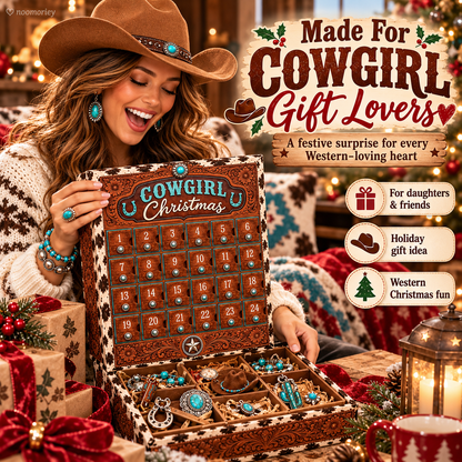 Cowgirl Christmas Advent Calendar – 24 Days of Western Jewelry & Cute Accessories