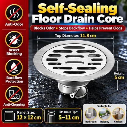 💧 50% OFF Stainless Steel Floor Drain – Fast Drainage & Odor Control