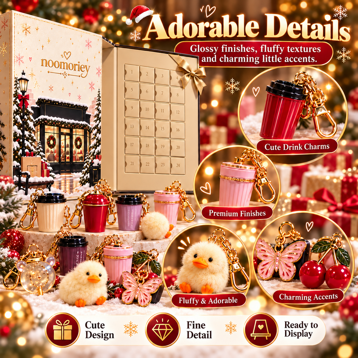 🎁 50% OFF Christmas Mystery Charm Advent Calendar – 24 Days of Surprises ✨