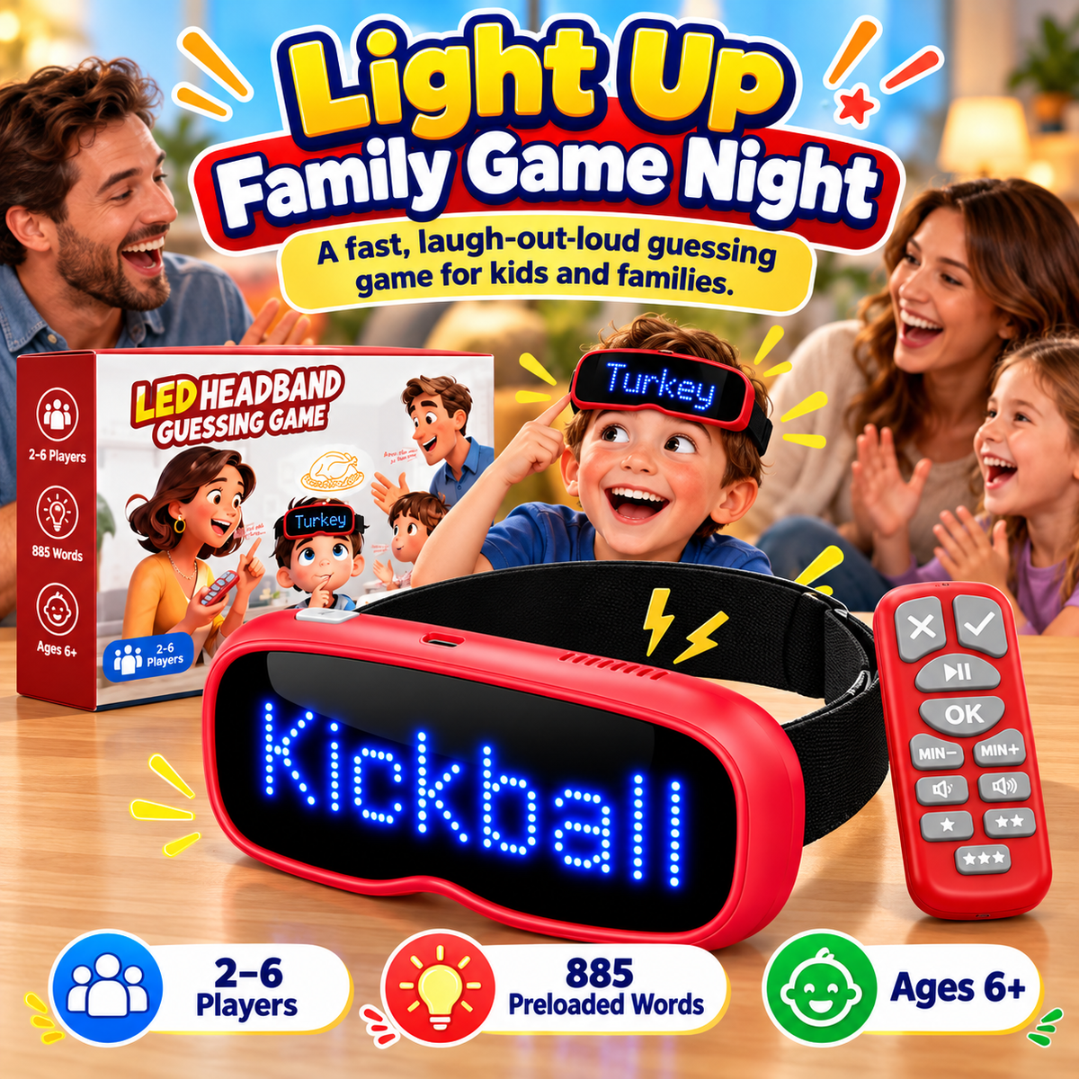 😂 50% OFF Today! Laugh-Out-Loud Headband Word Guessing Game for 2–6 Players