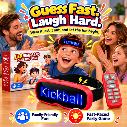 😂 50% OFF Today! Laugh-Out-Loud Headband Word Guessing Game for 2–6 Players