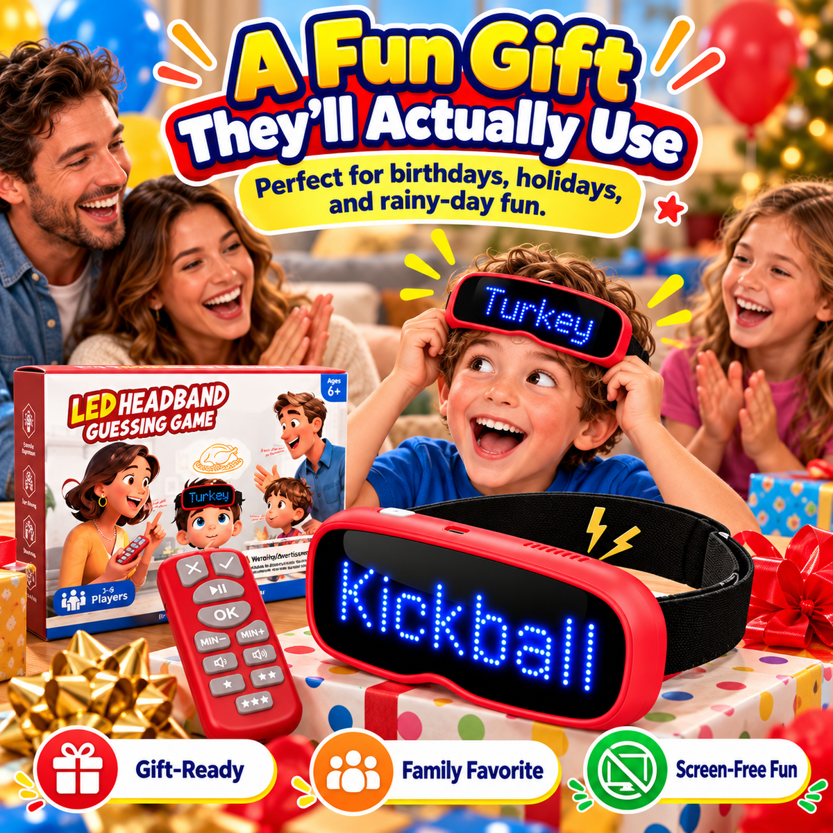 😂 50% OFF Today! Laugh-Out-Loud Headband Word Guessing Game for 2–6 Players