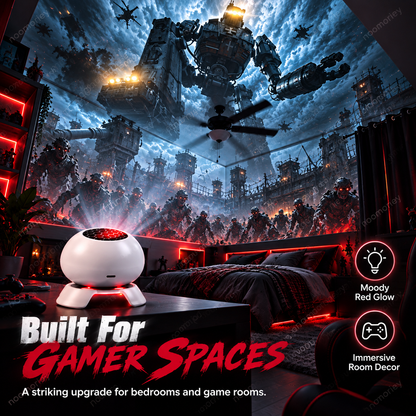 🎮 50% OFF 🌌 Cinematic Gaming Atmosphere Projector – Transform Your Room Into Another World