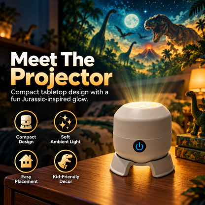 🦖 50% OFF Today! Dinosaur Room Projector Night Light for Kids