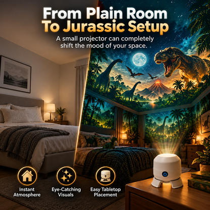 🦖 50% OFF Today! Dinosaur Room Projector Night Light for Kids