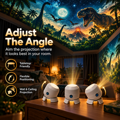 🦖 50% OFF Today! Dinosaur Room Projector Night Light for Kids
