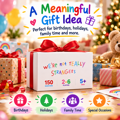 🌈 Limited-Time Deal Kids Conversation Card Game – 150 Questions for Stronger Family Bonds ❤️