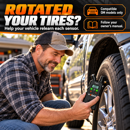 🔧 50% OFF! 2-in-1 TPMS Relearn Tool with Digital Tire Pressure Check