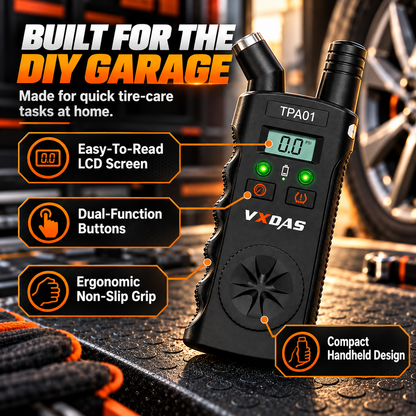🔧 50% OFF! 2-in-1 TPMS Relearn Tool with Digital Tire Pressure Check