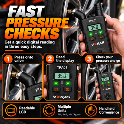 🔧 50% OFF! 2-in-1 TPMS Relearn Tool with Digital Tire Pressure Check