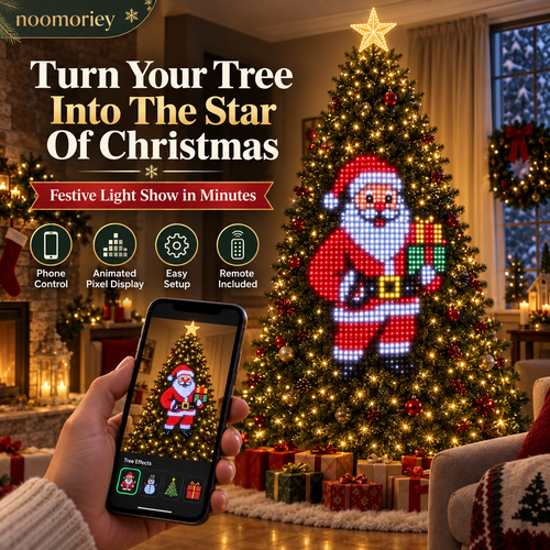 🎄 Animated LED Christmas Tree Lights