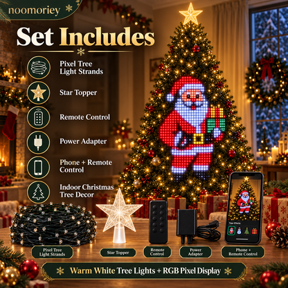 🎄 Animated LED Christmas Tree Lights
