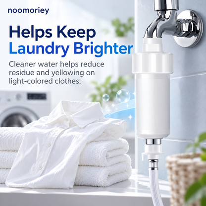 🚿 Universal Sediment Water Filter – PP Cotton Pre-Filter for Shower, Washing Machine & Toilet