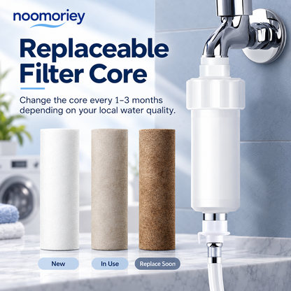 🚿 Universal Sediment Water Filter – PP Cotton Pre-Filter for Shower, Washing Machine & Toilet