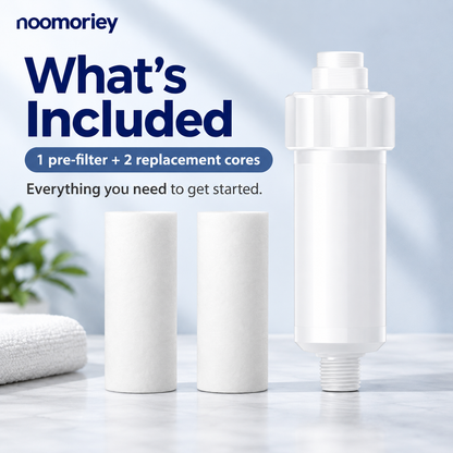 🚿 Universal Sediment Water Filter – PP Cotton Pre-Filter for Shower, Washing Machine & Toilet