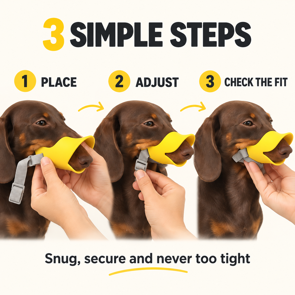 🦆 Adjustable Duck-Bill Dog Muzzle – Soft, Lightweight & Easy-Fit Support for Grooming and Routine Care