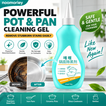 Heavy-Duty Cookware Stain Remover Gel – Removes Burnt-On Grease & Black Residue