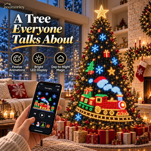 🎄 Smart LED Christmas Tree Lights ✨ DIY Holiday Patterns App Control Decoration