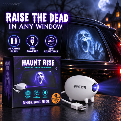 🎃 Halloween Window Projector 👻 16 Spooky Films USB Powered Holiday Decor