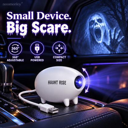🎃 Halloween Window Projector 👻 16 Spooky Films USB Powered Holiday Decor