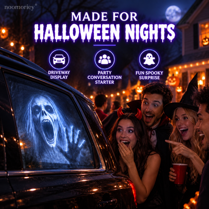 🎃 Halloween Window Projector 👻 16 Spooky Films USB Powered Holiday Decor
