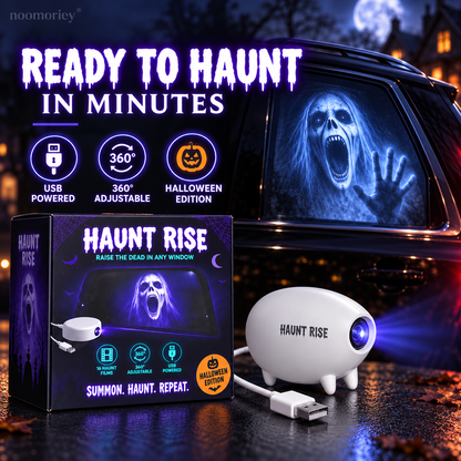 🎃 Halloween Window Projector 👻 16 Spooky Films USB Powered Holiday Decor