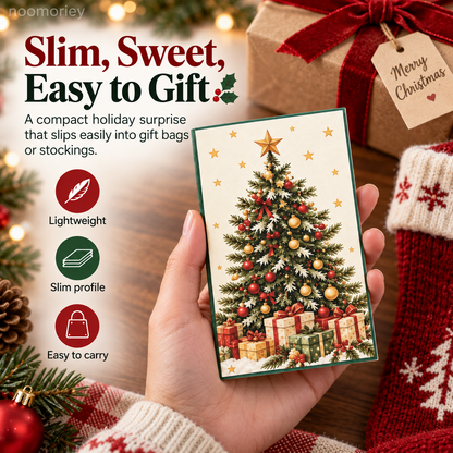 🎄 Christmas Surprise Gift Card Booklet – Interactive Pull-Tab Holiday Gift Holder