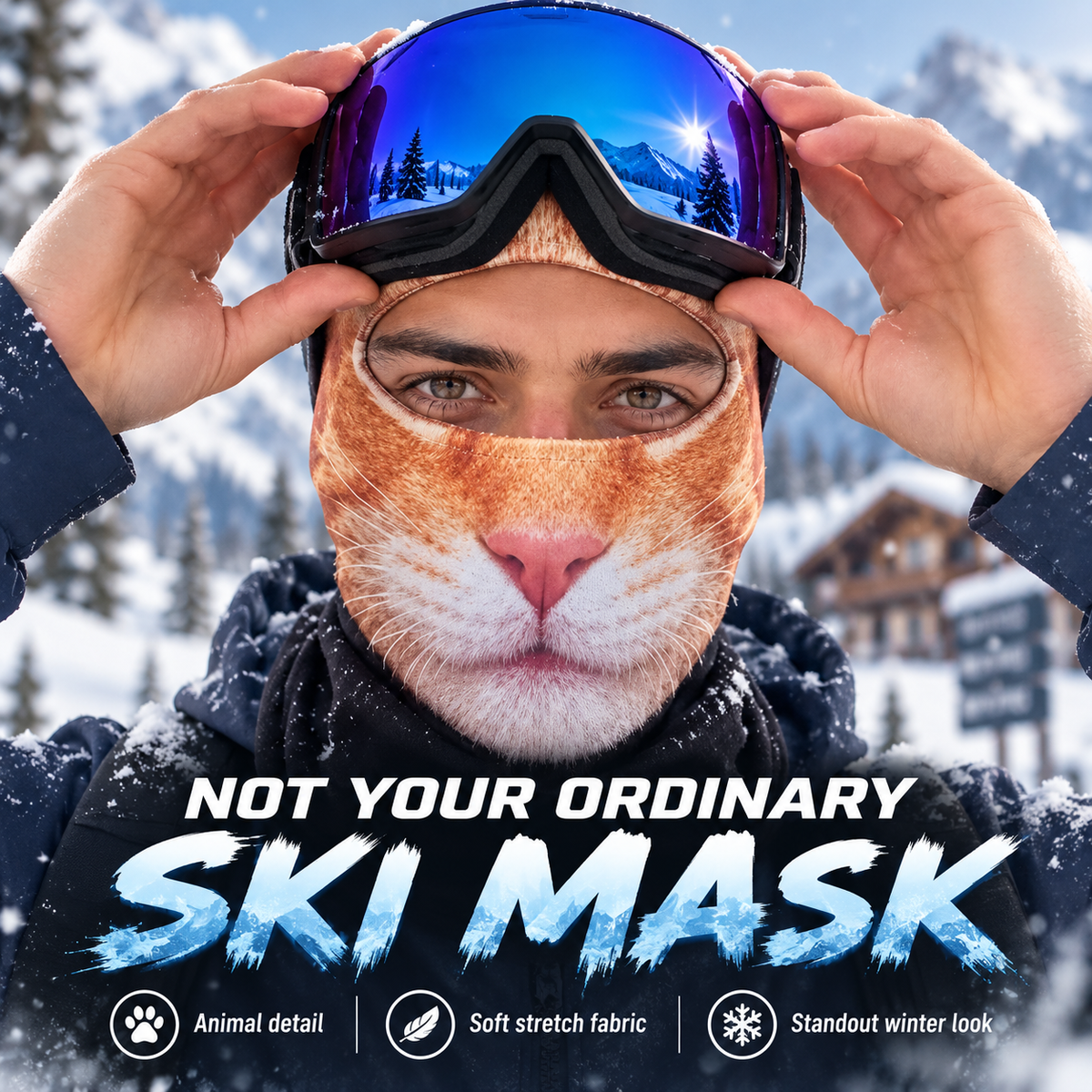 🦊 50% OFF Animal Face Ski Mask – The Funniest Winter Balaclava Everyone Will Ask About