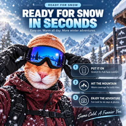 🦊 50% OFF Animal Face Ski Mask – The Funniest Winter Balaclava Everyone Will Ask About