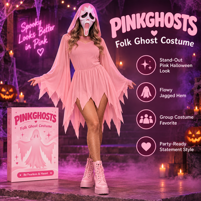 👻 Pink Ghost Halloween Costume – Steal the Spotlight With Your Besties 💗