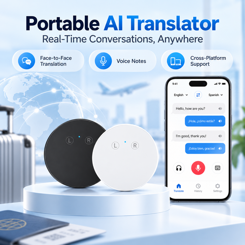 🌍 50% OFF Today! Portable AI Translator for Travel, Business & Daily Conversations