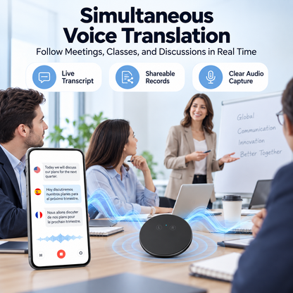 🌍 50% OFF Today! Portable AI Translator for Travel, Business & Daily Conversations