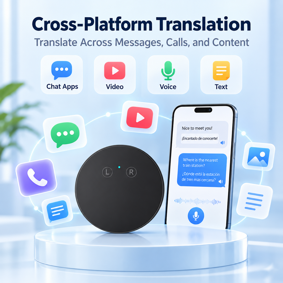 🌍 50% OFF Today! Portable AI Translator for Travel, Business & Daily Conversations