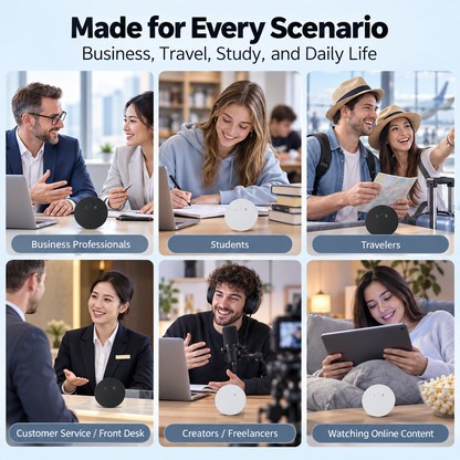 🌍 50% OFF Today! Portable AI Translator for Travel, Business & Daily Conversations