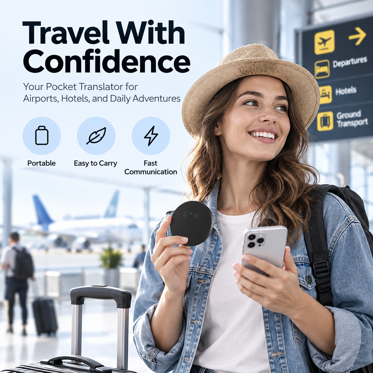 🌍 50% OFF Today! Portable AI Translator for Travel, Business & Daily Conversations