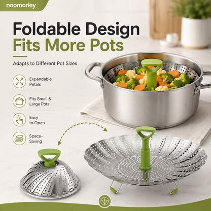 Vegetable Steamer Basket for Cooking Food, Stainless Steel Veggie Steam Basket for Pot 🥦
