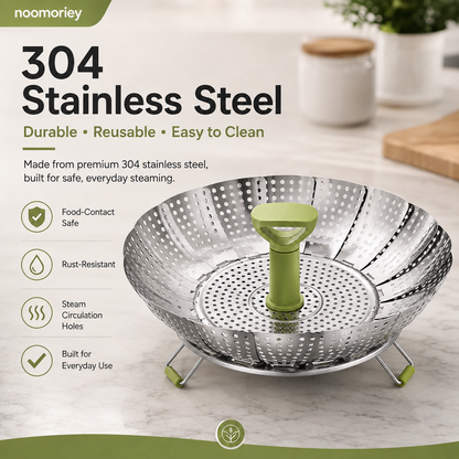 Vegetable Steamer Basket for Cooking Food, Stainless Steel Veggie Steam Basket for Pot 🥦