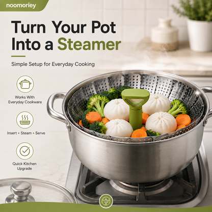 Vegetable Steamer Basket for Cooking Food, Stainless Steel Veggie Steam Basket for Pot 🥦