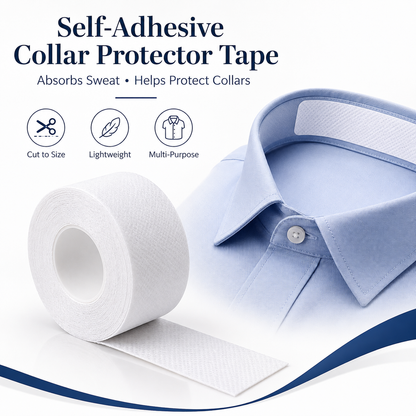 BestJas Self-Adhesive Collar Protector Sweat Absorbent Tape - Self-Adhesive Collar Protector Sweat Absorbent Tape