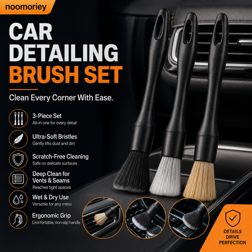 3PCS Car Detailing Brush Set