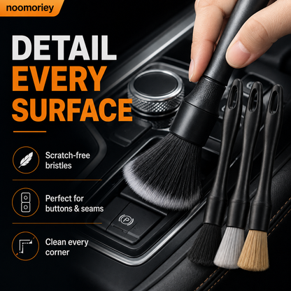 3PCS Car Detailing Brush Set