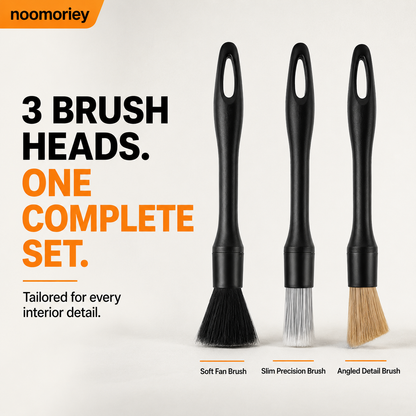 3PCS Car Detailing Brush Set
