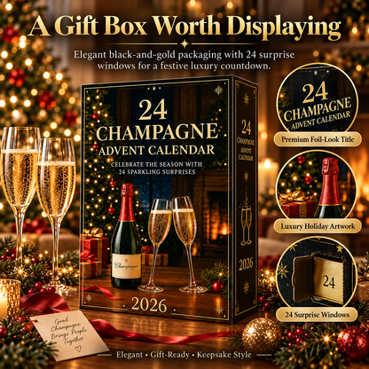 🥂 2026 Champagne Advent Calendar – 24 Days of Sparkling Surprises