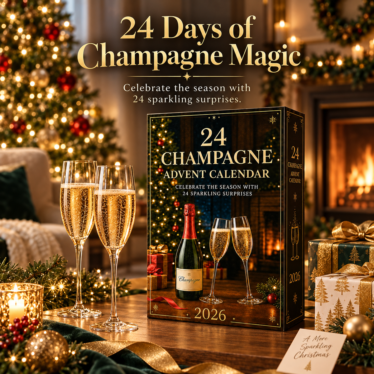 🥂 2026 Champagne Advent Calendar – 24 Days of Sparkling Surprises