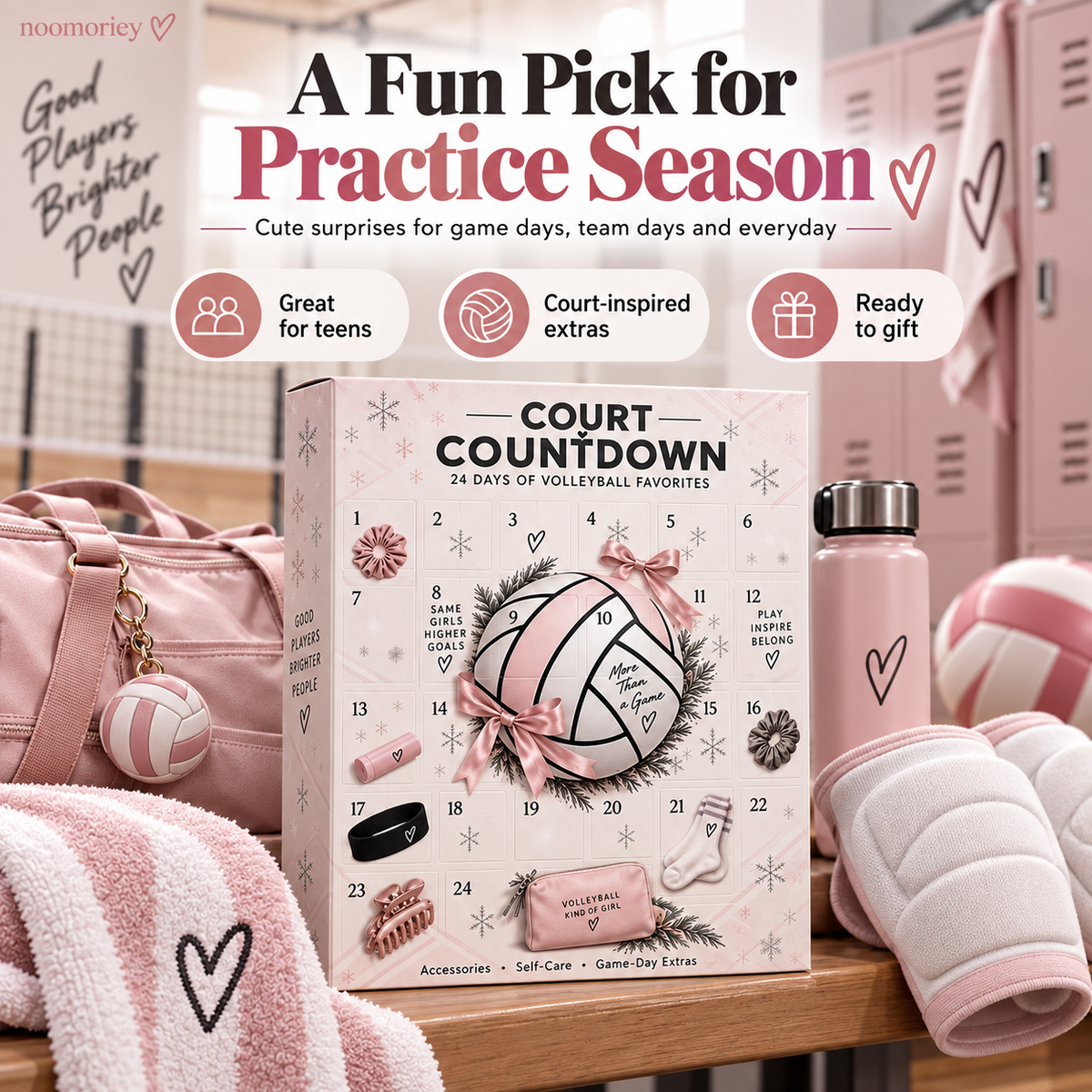 🏐 24-Day Volleyball Advent Calendar – Game-Day Gifts & Accessories for Volleyball Lovers
