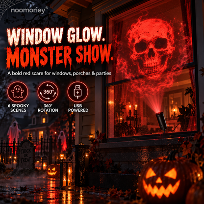 🎃 HD Halloween Scene Projector – 6 Spooky HD Projections, Pick Your Perfect Display