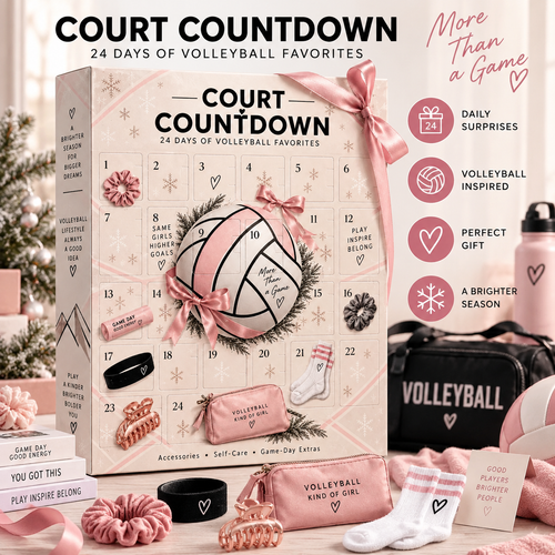 🏐 Rally Days Volleyball Advent Calendar – 24 Days of Surprises for Volleyball Girls 🎀