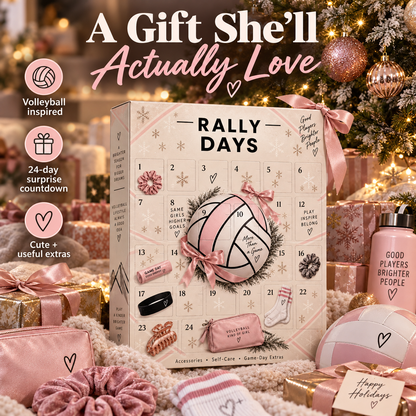 🏐 Rally Days Volleyball Advent Calendar – 24 Days of Surprises for Volleyball Girls 🎀